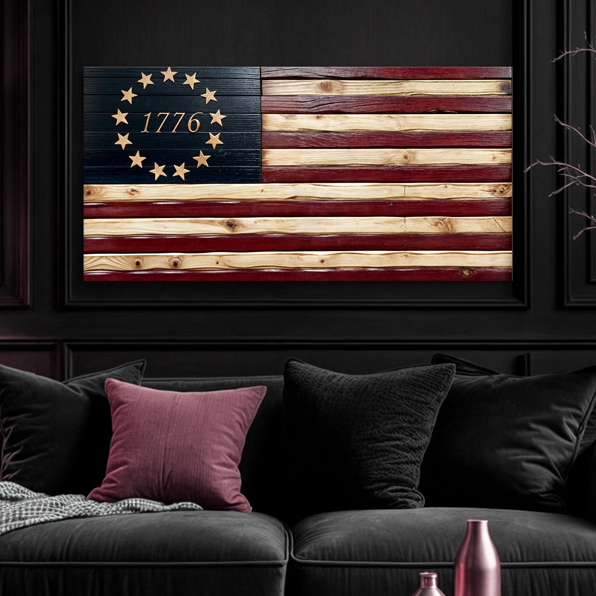 1776 American Flag Wall Art - PatriotDepot.com