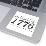 1776 Sticker (Indoor\Outdoor) (3 sizes)