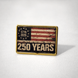 250 Years 1776-2026 Flag Enamel Lapel Pin