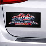 Alpha MAGA – Unapologetically American Car Magnet