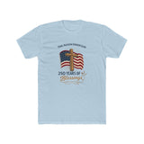 America: 250 Years of Blessings “One Nation Under God” Flag & Cross Patriotic T-Shirt