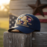 America 250th: 1776–2026 Commemorative Hat – Limited Patriotic Embroidered Edition (Navy)