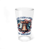 America 250th Anniversary Custom Pint Glass – 1776–2026 Edition