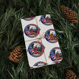 America 250th Anniversary Patriotic Custom Wrapping Paper Roll – 1776–2026 Edition