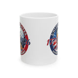 America 250th Anniversary Patriotic Eagle Mug – 1776-2026 Edition