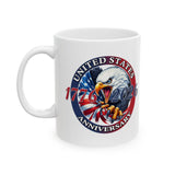 America 250th Anniversary Patriotic Eagle Mug – 1776-2026 Edition