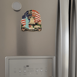 America 250th Commemorative Magnet – Liberty Bell & Lady Liberty Edition