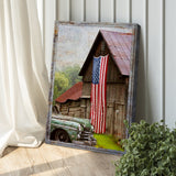 America Country Barn Canvas Wall Art - PatriotDepot.com