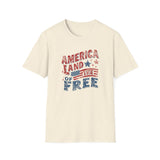 America Land of the Free Patriotic T-Shirt