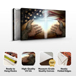 American Faith Canvas Wall Art - PatriotDepot.com
