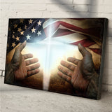 American Faith Canvas Wall Art - PatriotDepot.com