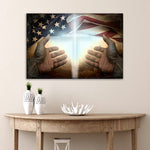 American Faith Canvas Wall Art - PatriotDepot.com