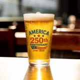 America's 250th Anniversary 1776-2026 Patriotic Glass