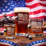 America's 250th 'Freedom Forged' Musket Ball Glassware