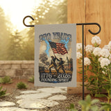 America's Founding Spirit 1776-2026 Garden Flag | 250 Years Edition