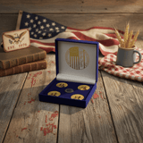 Founding Fathers: America’s 250th Anniversary Commemorative Coin & Pin Set