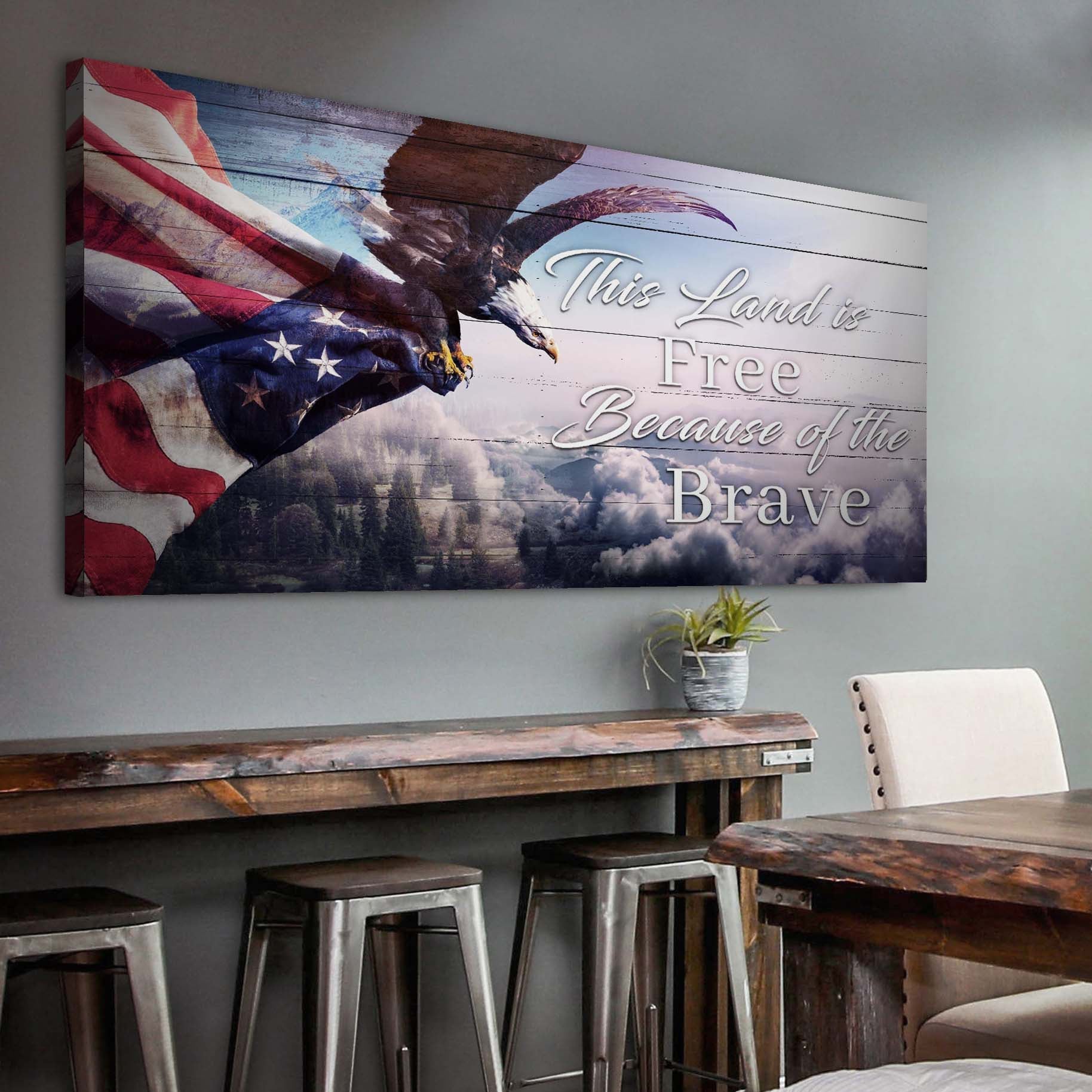 God Bless America Wall Art - PatriotDepot.com