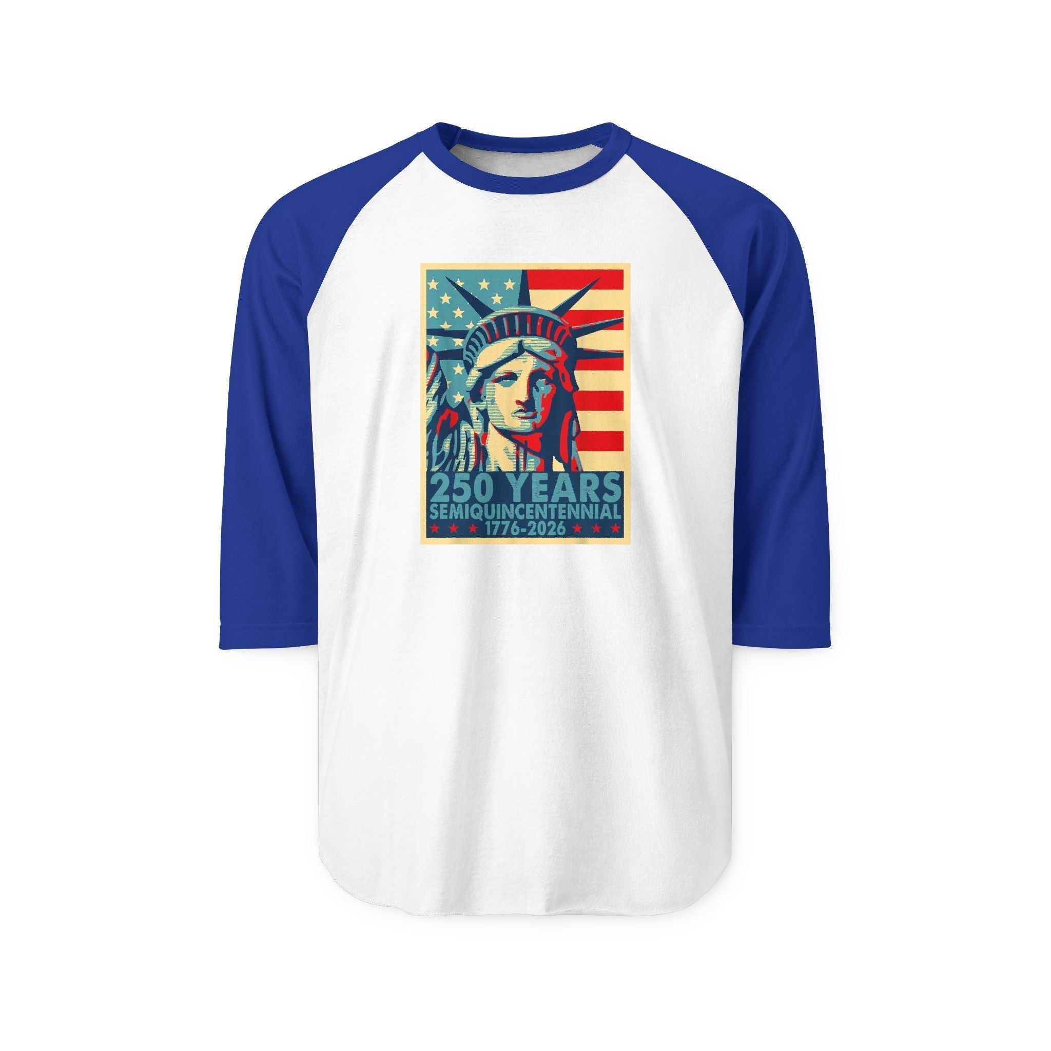 Liberty Semiquicentennial Raglan Tee – America’s 250th Anniversary