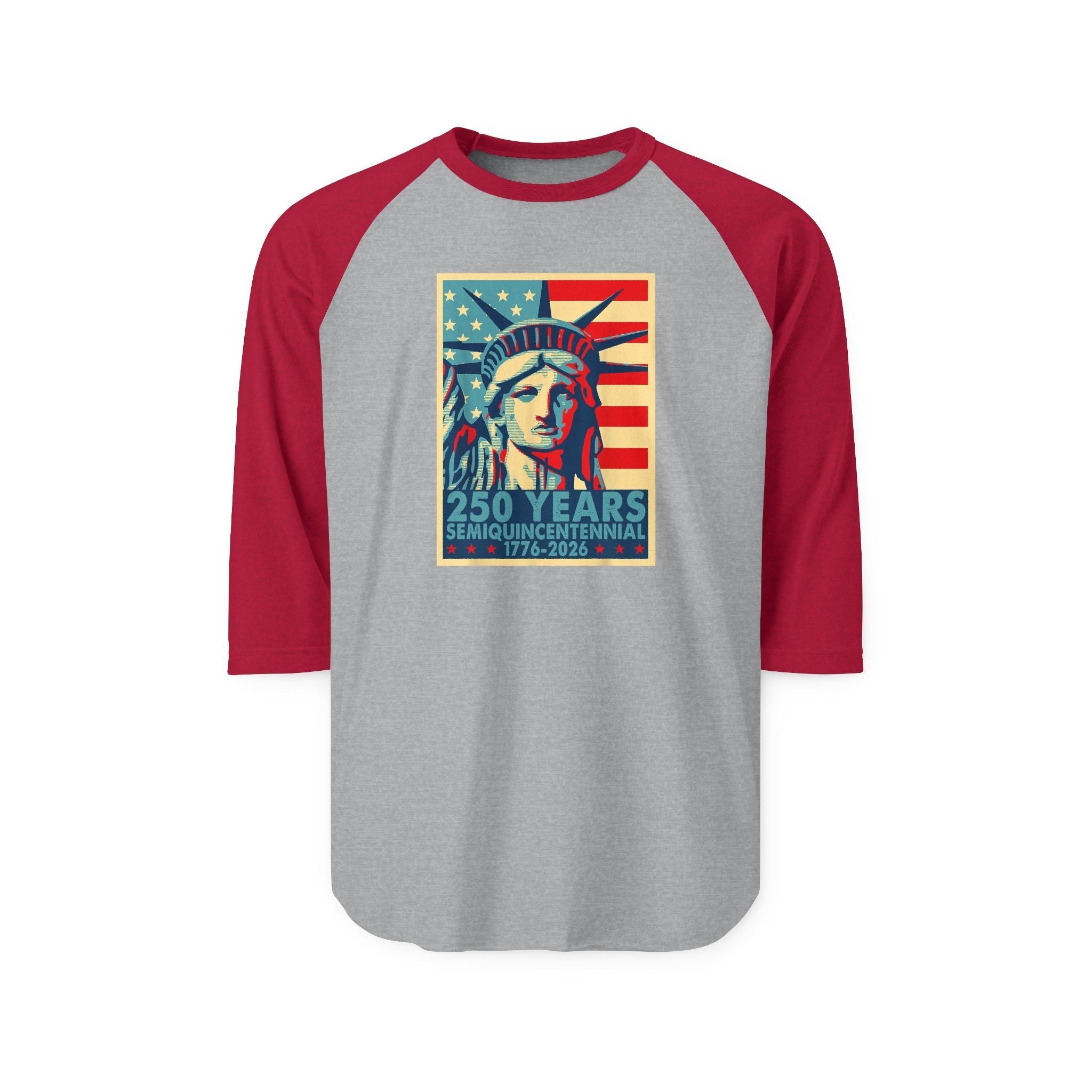 Liberty Semiquicentennial Raglan Tee – America’s 250th Anniversary