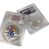 Official America250™ 250 Years of Freedom – 1 oz REAL Silver Colorized Round