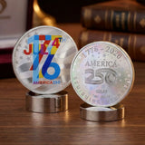Official America250™ 250 Years of Freedom – 1 oz REAL Silver Colorized Round