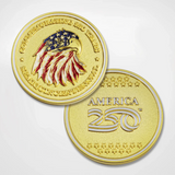 Official America250™ Eagle of Freedom Commemorative Challenge Coin