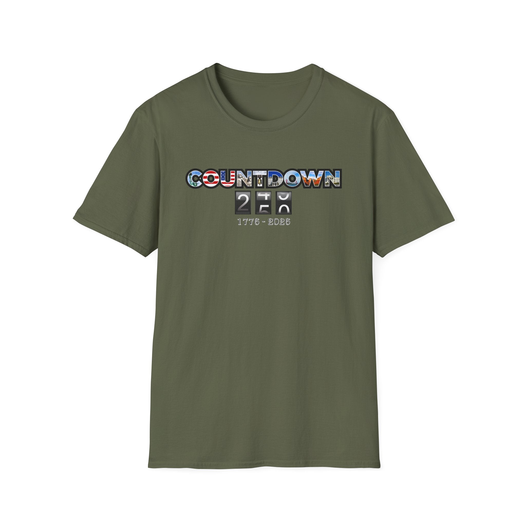 Patriotic Countdown to 250 Years T-Shirt (1776–2026 Edition)