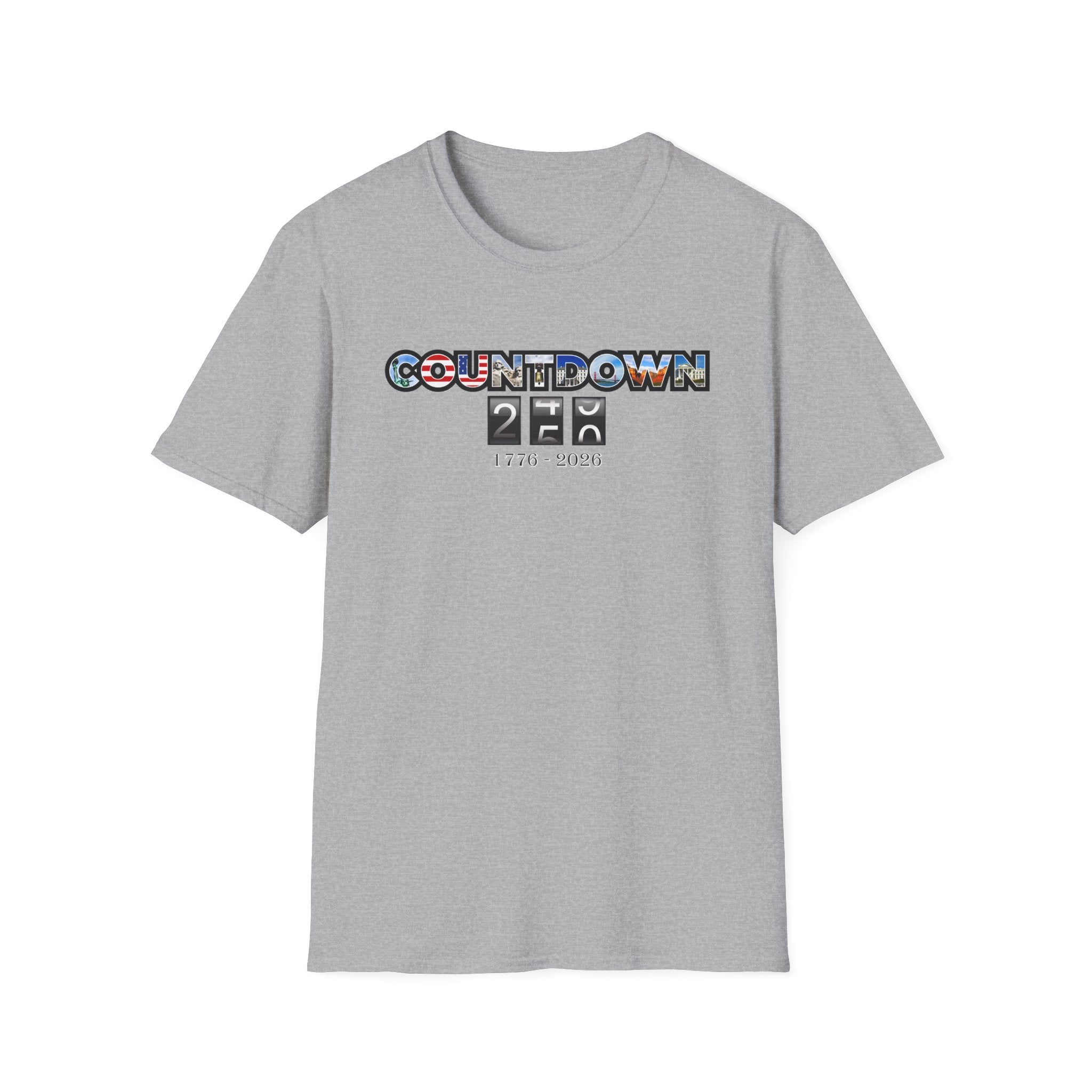 Patriotic Countdown to 250 Years T-Shirt (1776–2026 Edition)