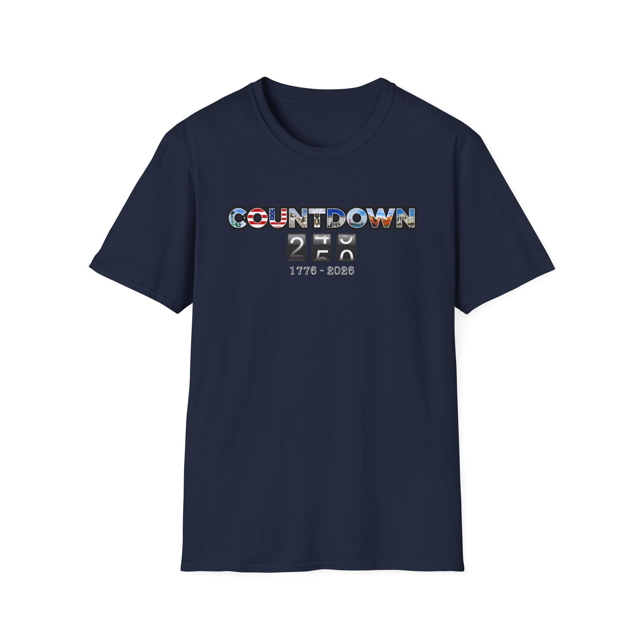 Patriotic Countdown to 250 Years T-Shirt (1776–2026 Edition)