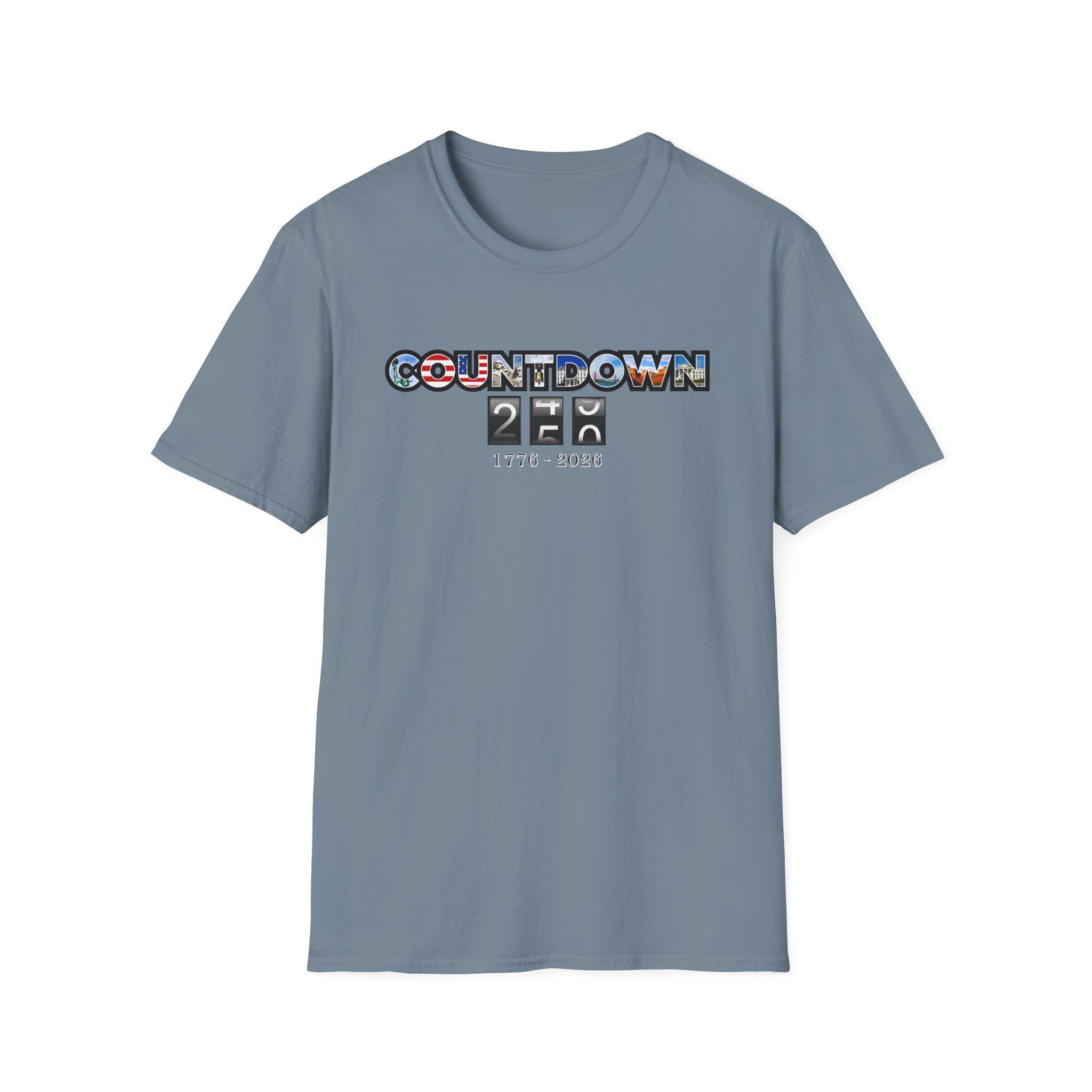 Patriotic Countdown to 250 Years T-Shirt (1776–2026 Edition)