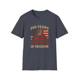 Patriotic Squatchin’ for Freedom – 250 Years Strong T-Shirt