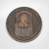 The Last Penny Commemorative Challenge Coin – Final Cent Tribute 1793–2025 Limited Edition