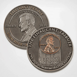 The Last Penny Commemorative Challenge Coin – Final Cent Tribute 1793–2025 Limited Edition