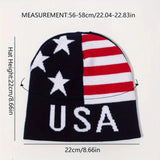 USA Star Spangled Knit Beanie