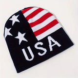USA Star Spangled Knit Beanie