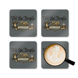 We the People 250th Anniversary Cork Coaster Set