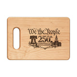 We the People 250th Anniversary of America Wooden Cutting Boards